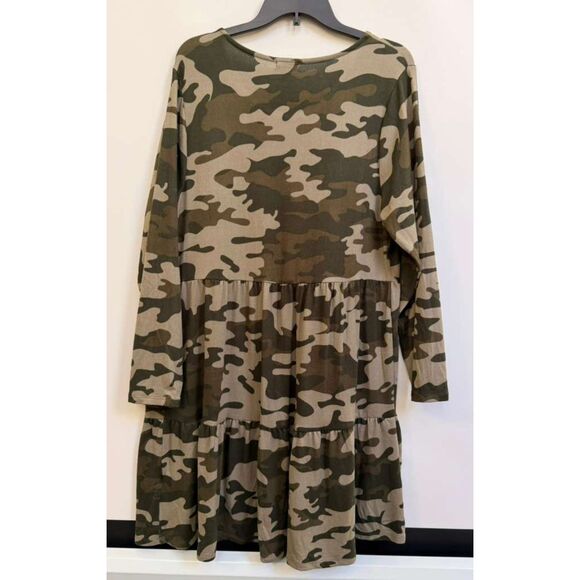 Camo Babydoll Dress - Picture 2 of 2
